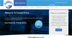 Desktop Screenshot of coastaldrains.co.uk